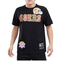 49ers Logo Pro Team Taping Tee In Black