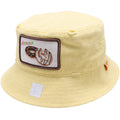 Donut2 Patch Bucket Hat In Vanilla Yellow