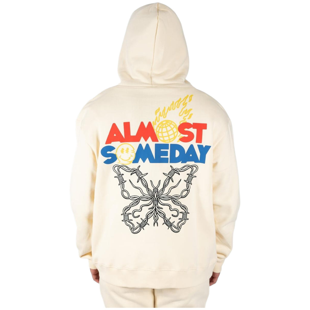 Men's Capture Premium Pullover Hoodie In Cream