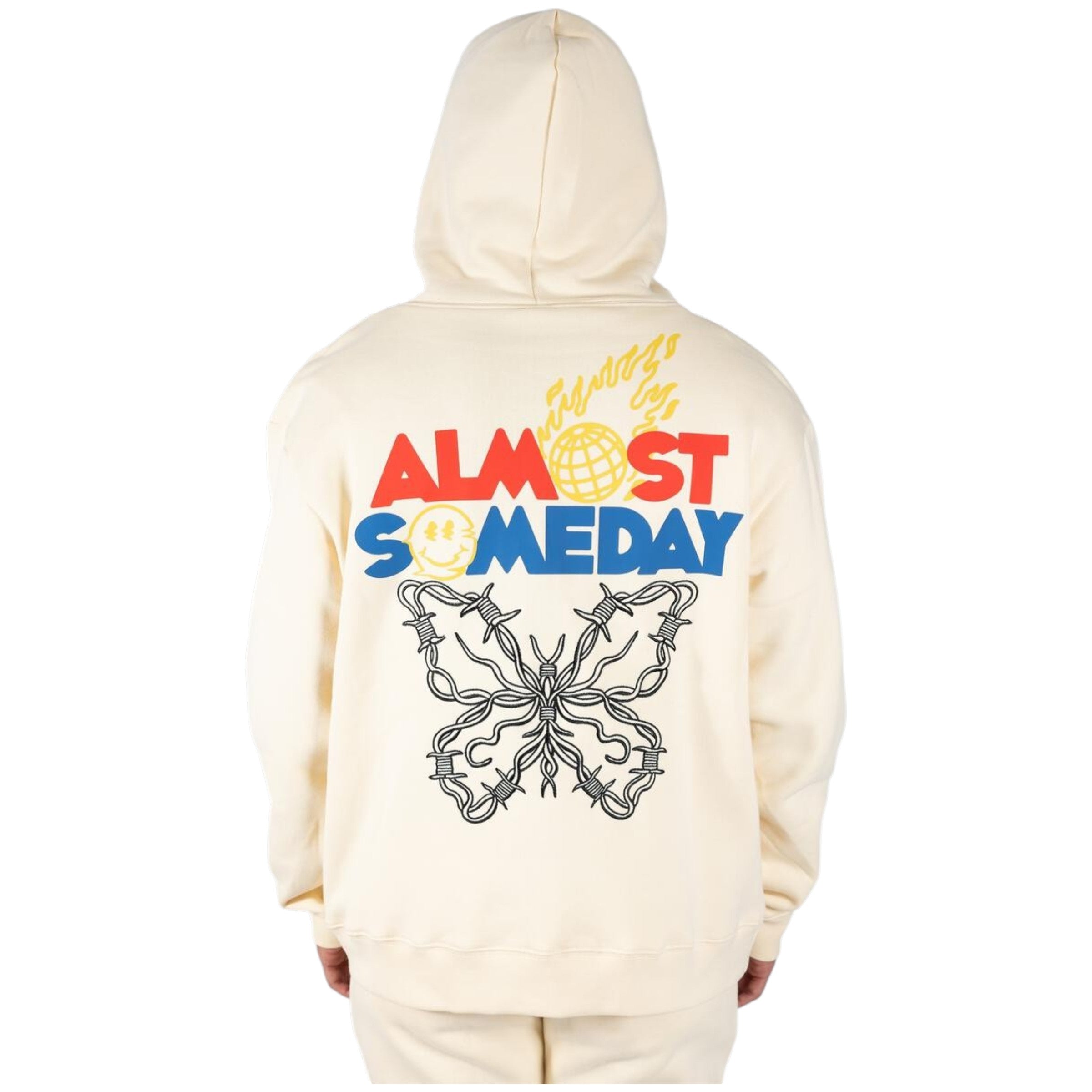 Men's Capture Premium Pullover Hoodie In Cream