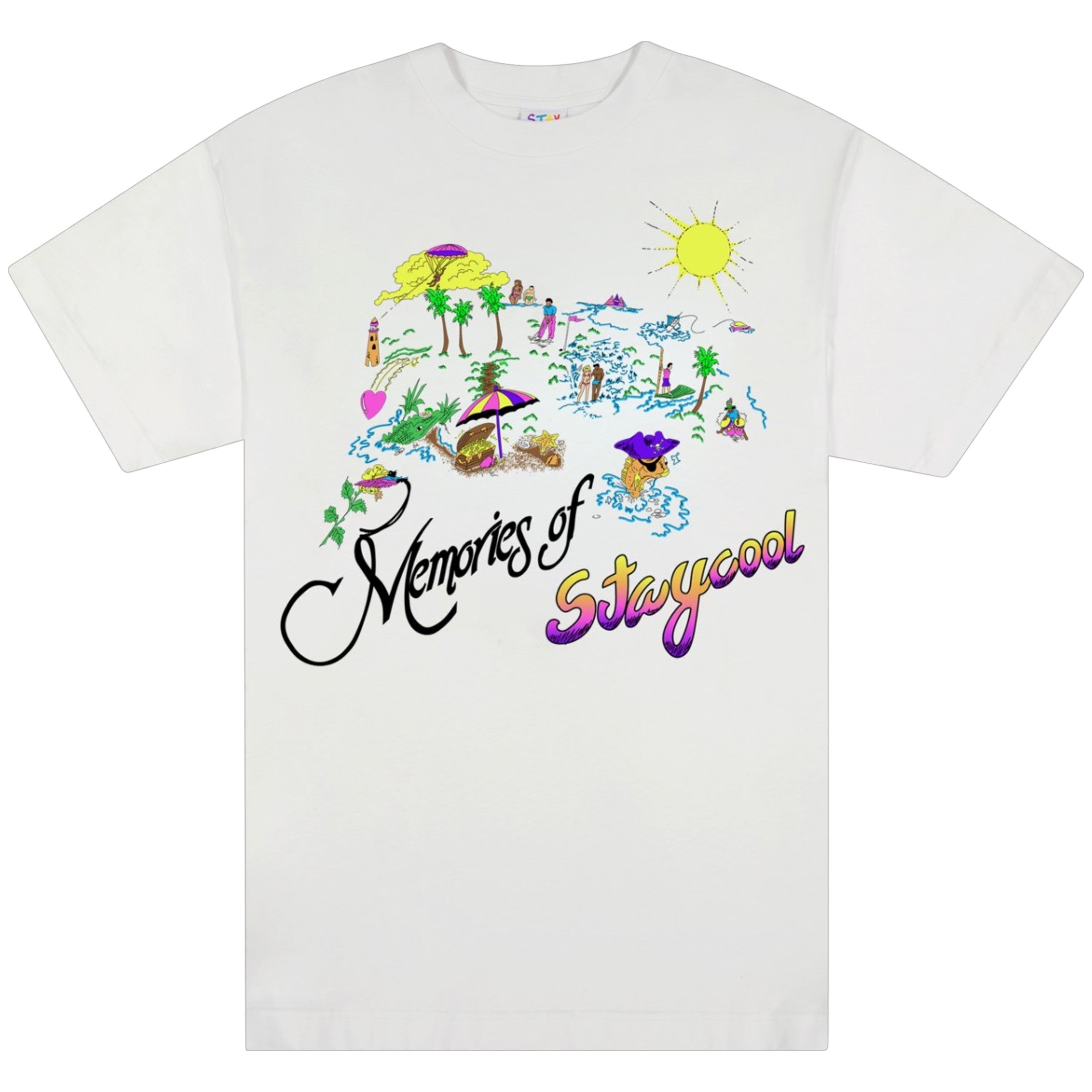 Memories Premium Tee In White