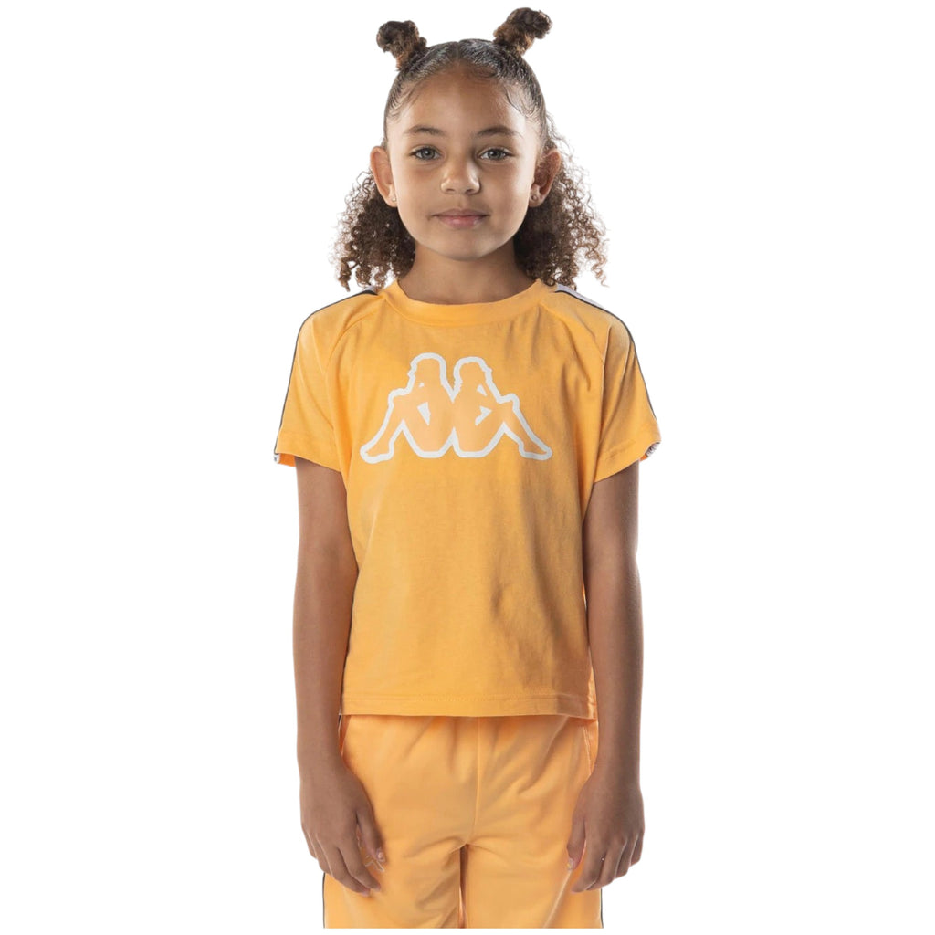 Logo Tape Avirec 2 Tee In Light Orange
