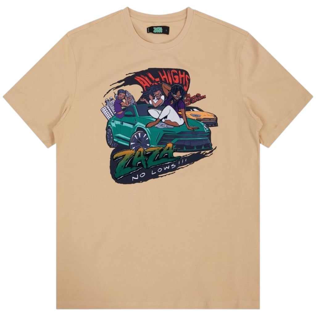 Zaza 404 Day Tee In Khaki