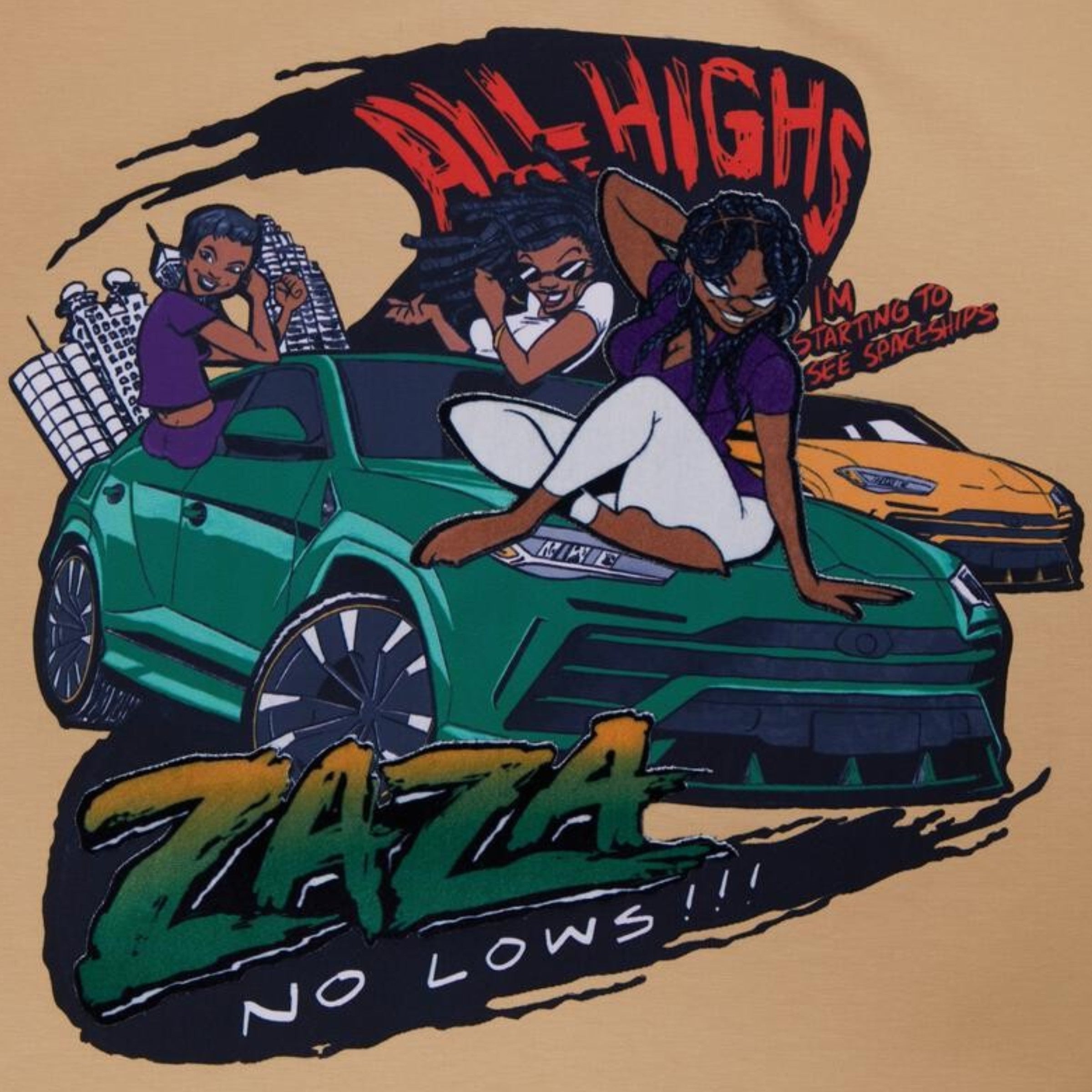 Zaza 404 Day Tee In Khaki