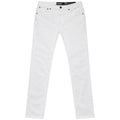 Skinny Fit Plain Stretch Denim In White