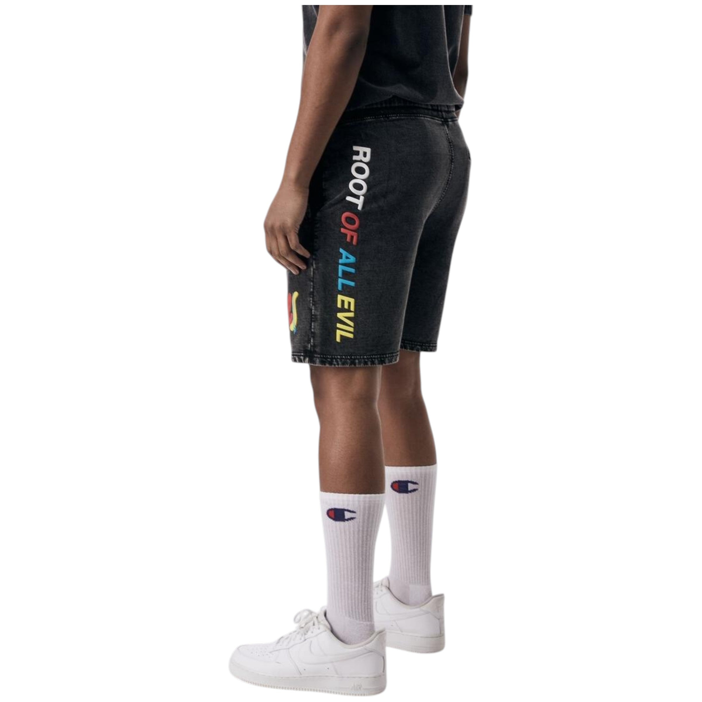 Men's Dead Homies Fleece Shorts In Black
