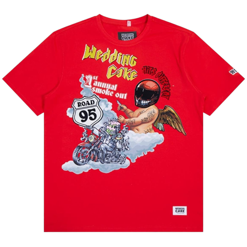 Smoke Out Tee In Red