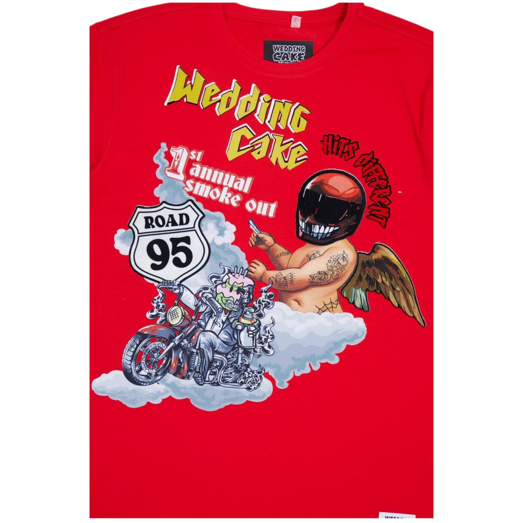 Smoke Out Tee In Red