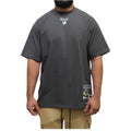 Niner Premium  Oversized Tee In Charcoal