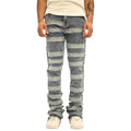 Men's Kill Joy Super Stacked Flares Denim In Indigo Wash