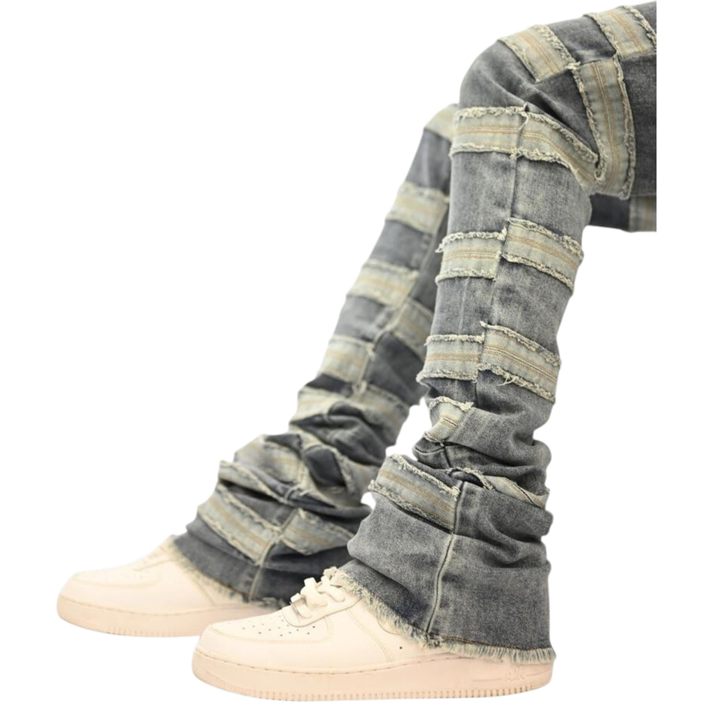 Men's Kill Joy Super Stacked Flares Denim In Indigo Wash
