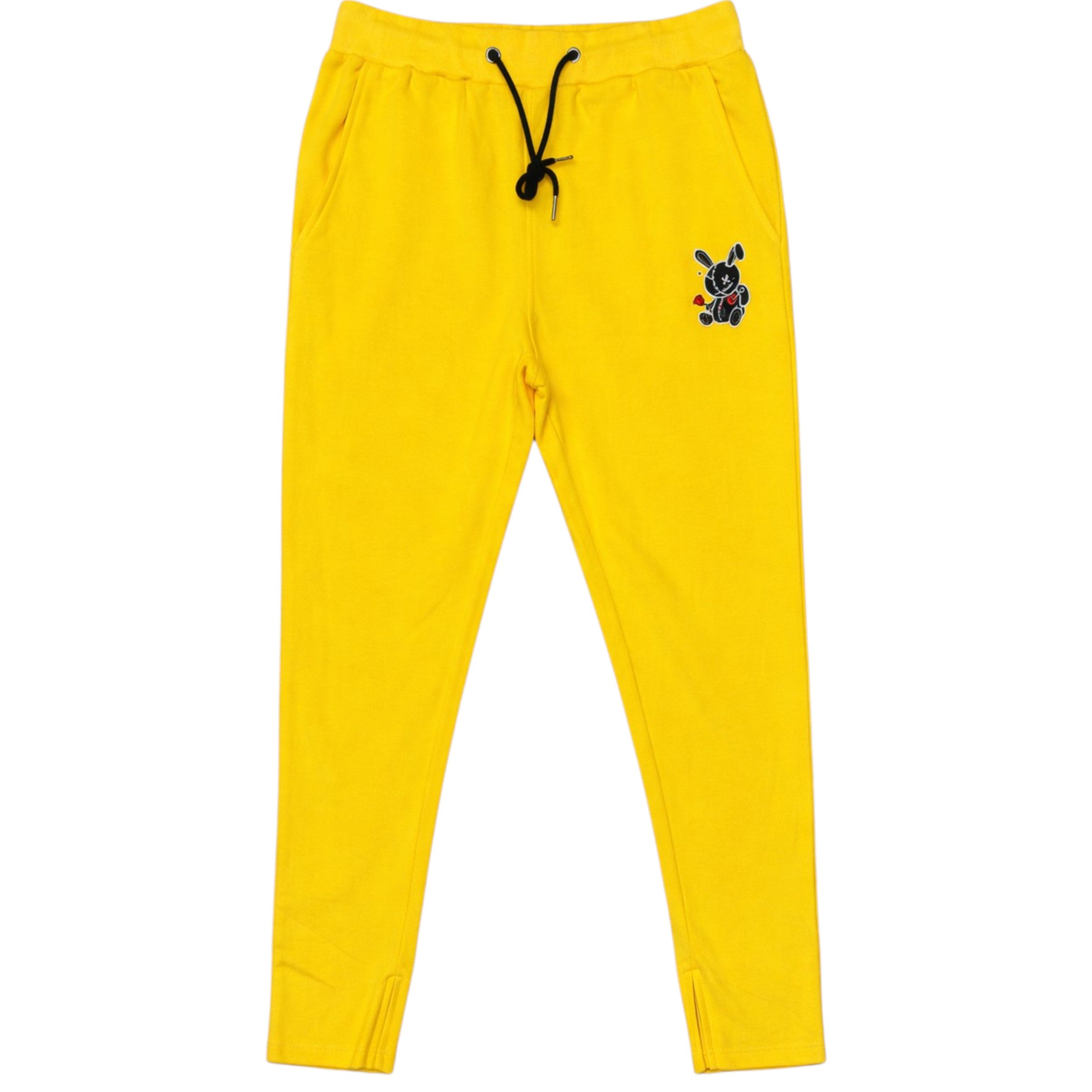 Kids Lucky Charm Sweatpants Joggers In Yellow Gold