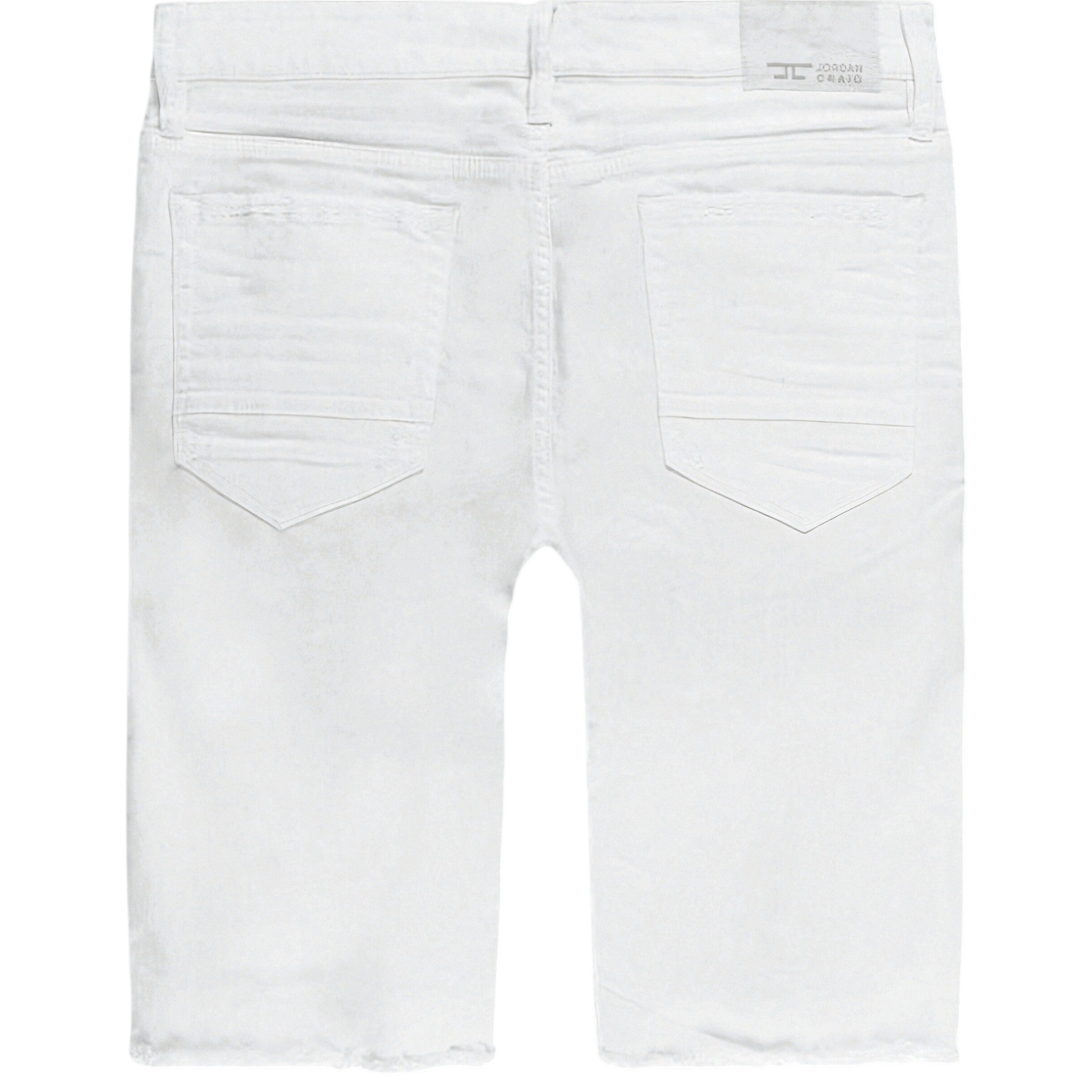 Men's Wildwood Twill Denim Shorts In White
