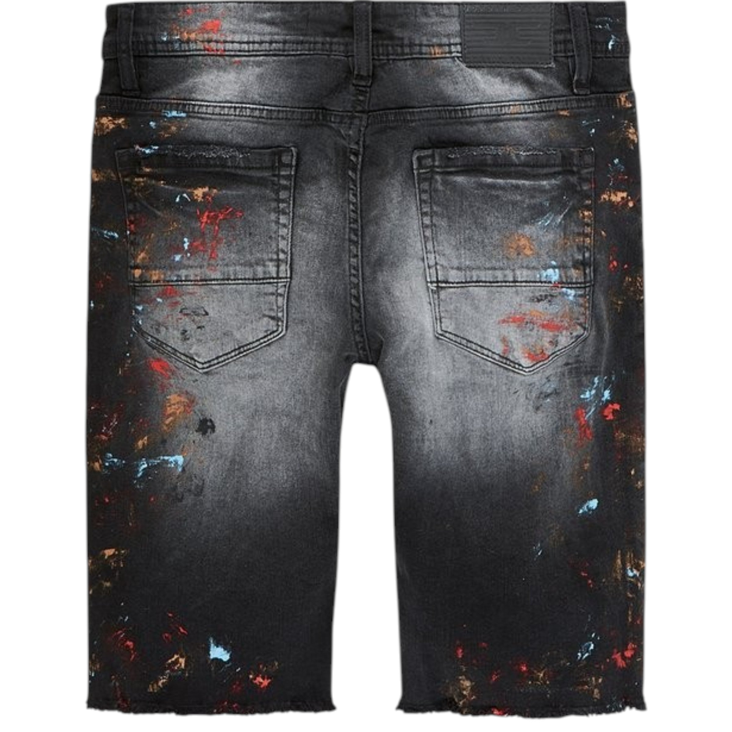Men's Vengeance Denim Shorts In Industrial Black