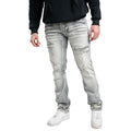 Men's Slim Straight Stretch Denim in Grey