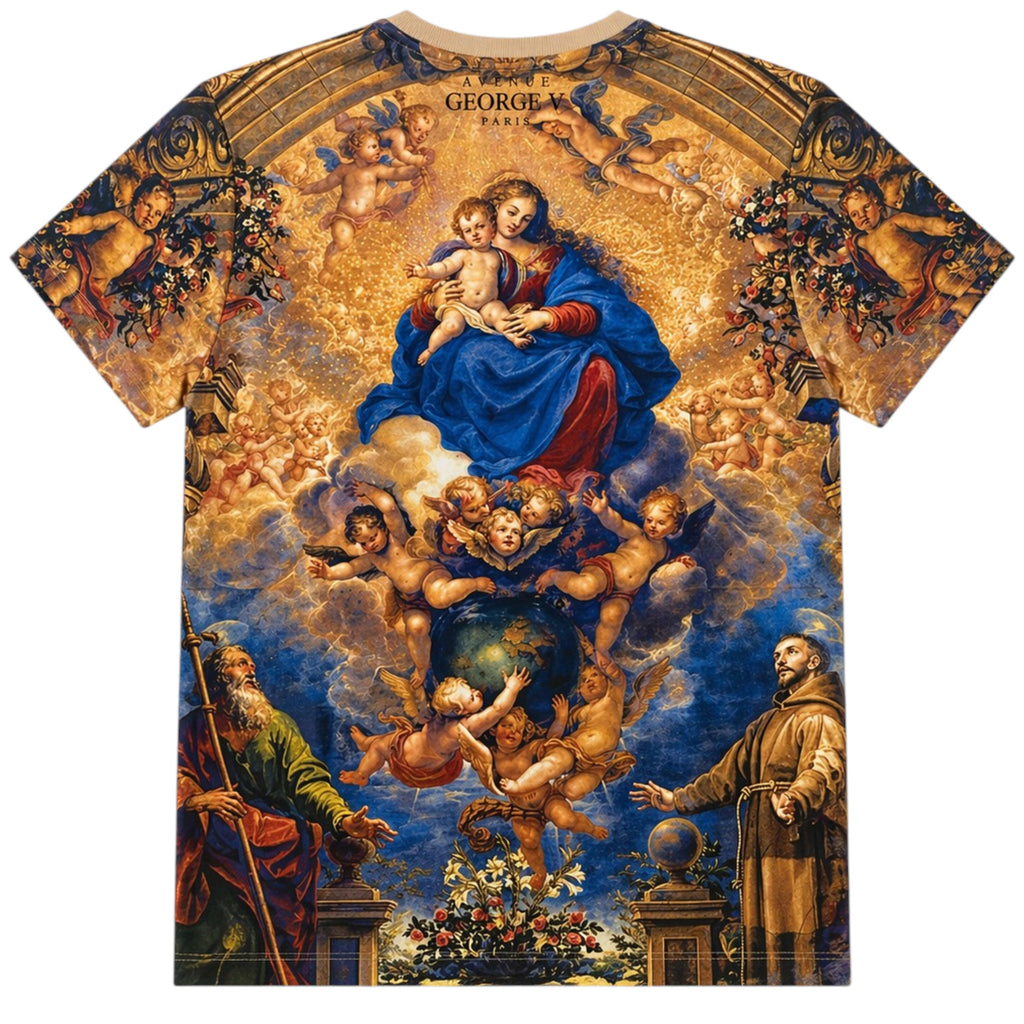 Men's Joy To The World Premium All Over Print With Rhinestones Tee