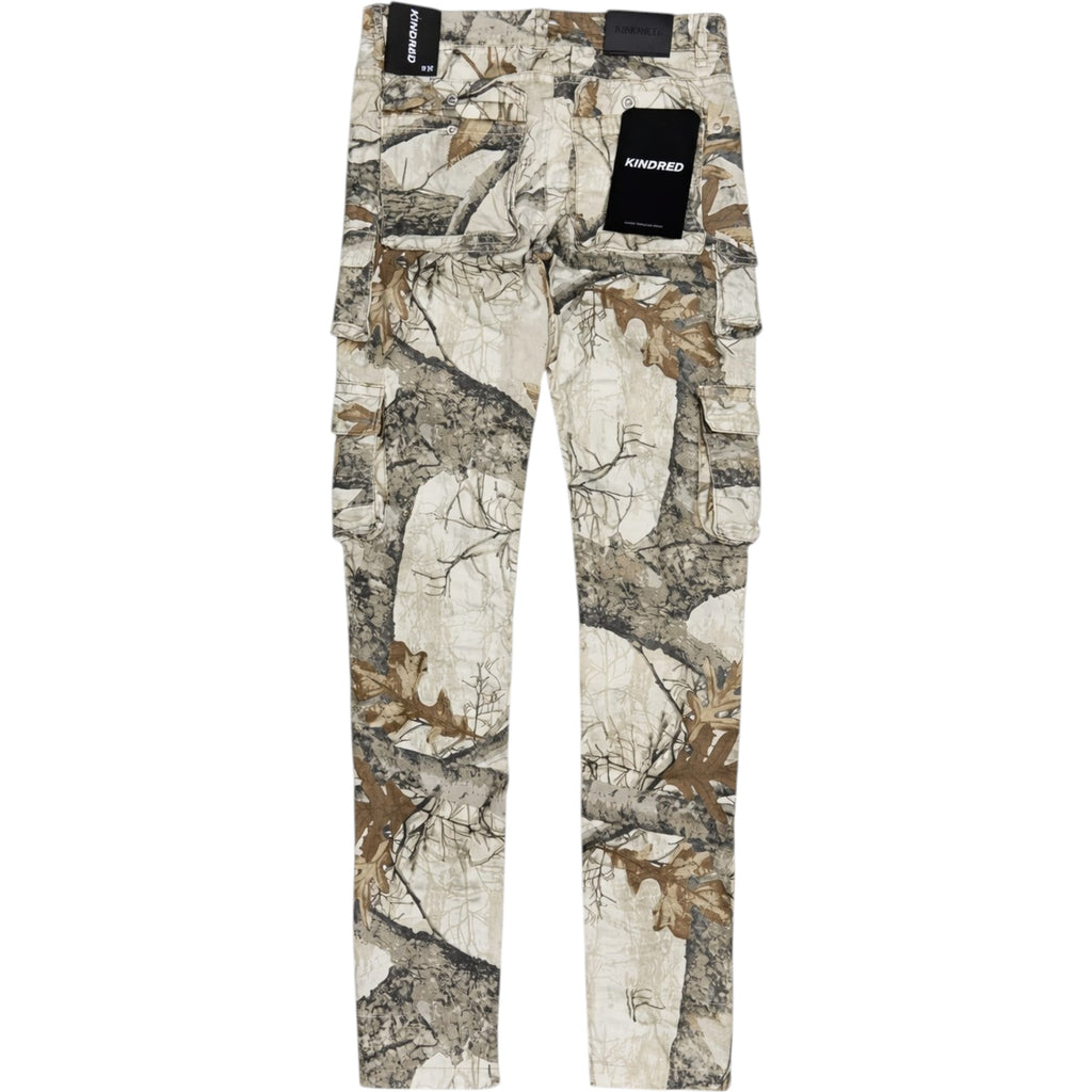 Men's Slim Fit Essential Camo Pants In Multi Camo