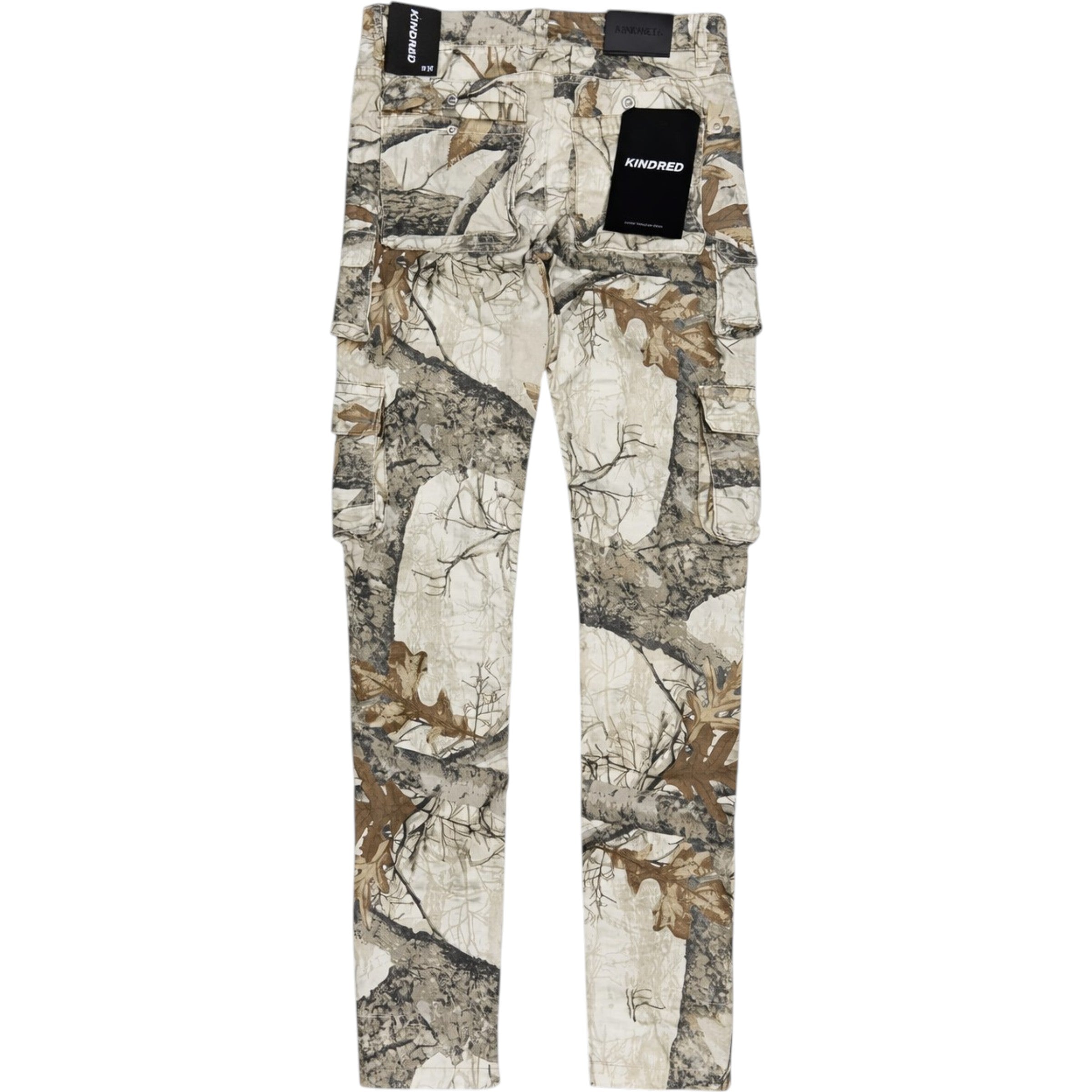 Men's Slim Fit Essential Camo Pants In Multi Camo