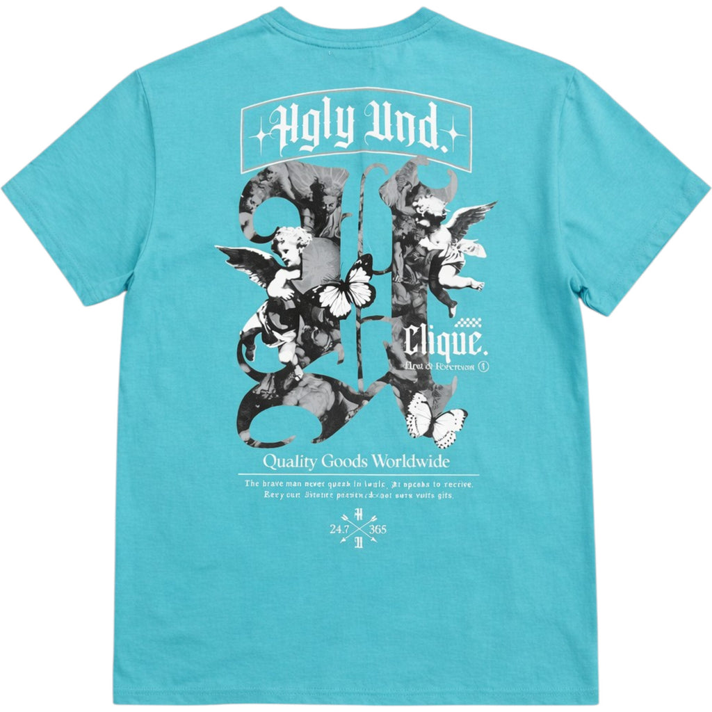 Kids Big U Energy Tee In Teal