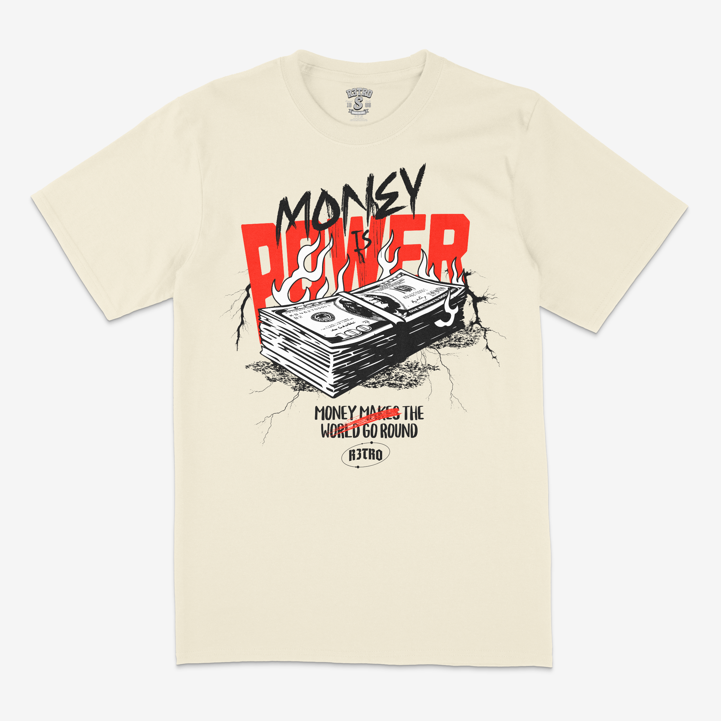 R3tro World Power Tee