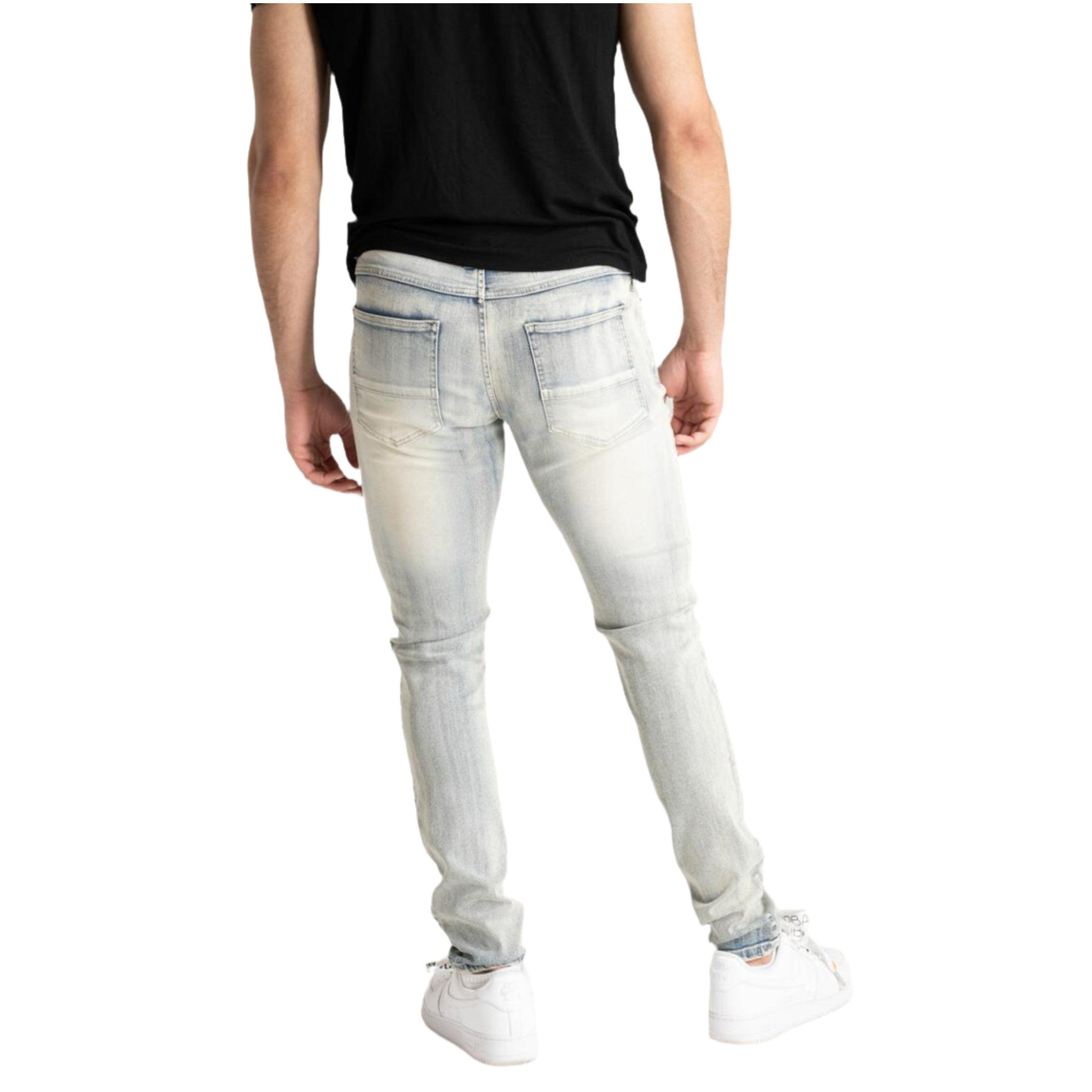 Men's Slim Fit Basic Stretch Denim In Tint