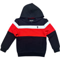Kids Monogram Hoodie In Black