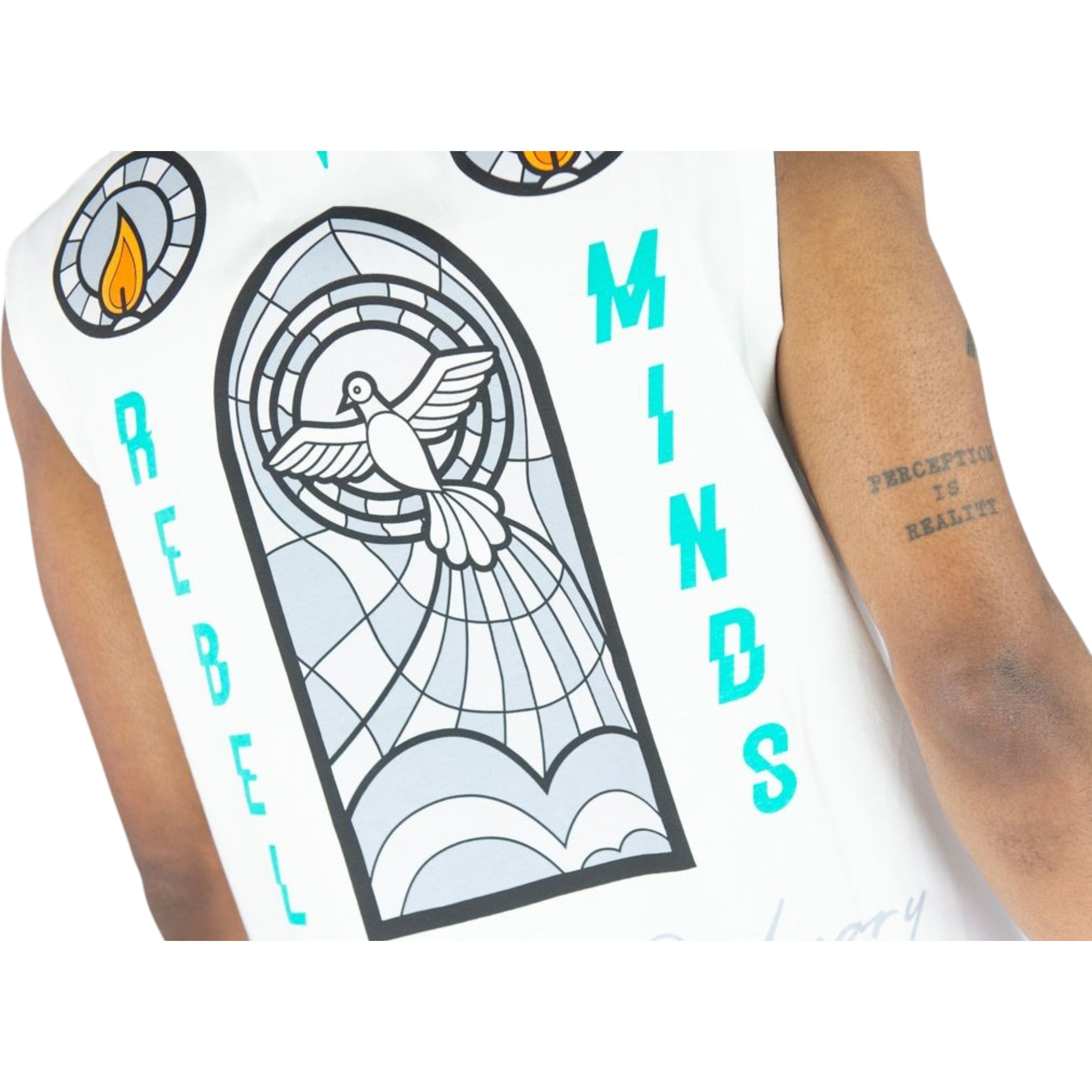 RBL Sleeveless Tee In White
