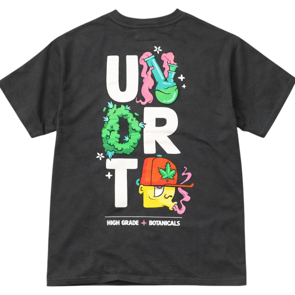 High Grade Tee In Asphalt Black