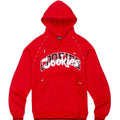 Loud Pack Cotton Interlock Pullover Hoodie In Red