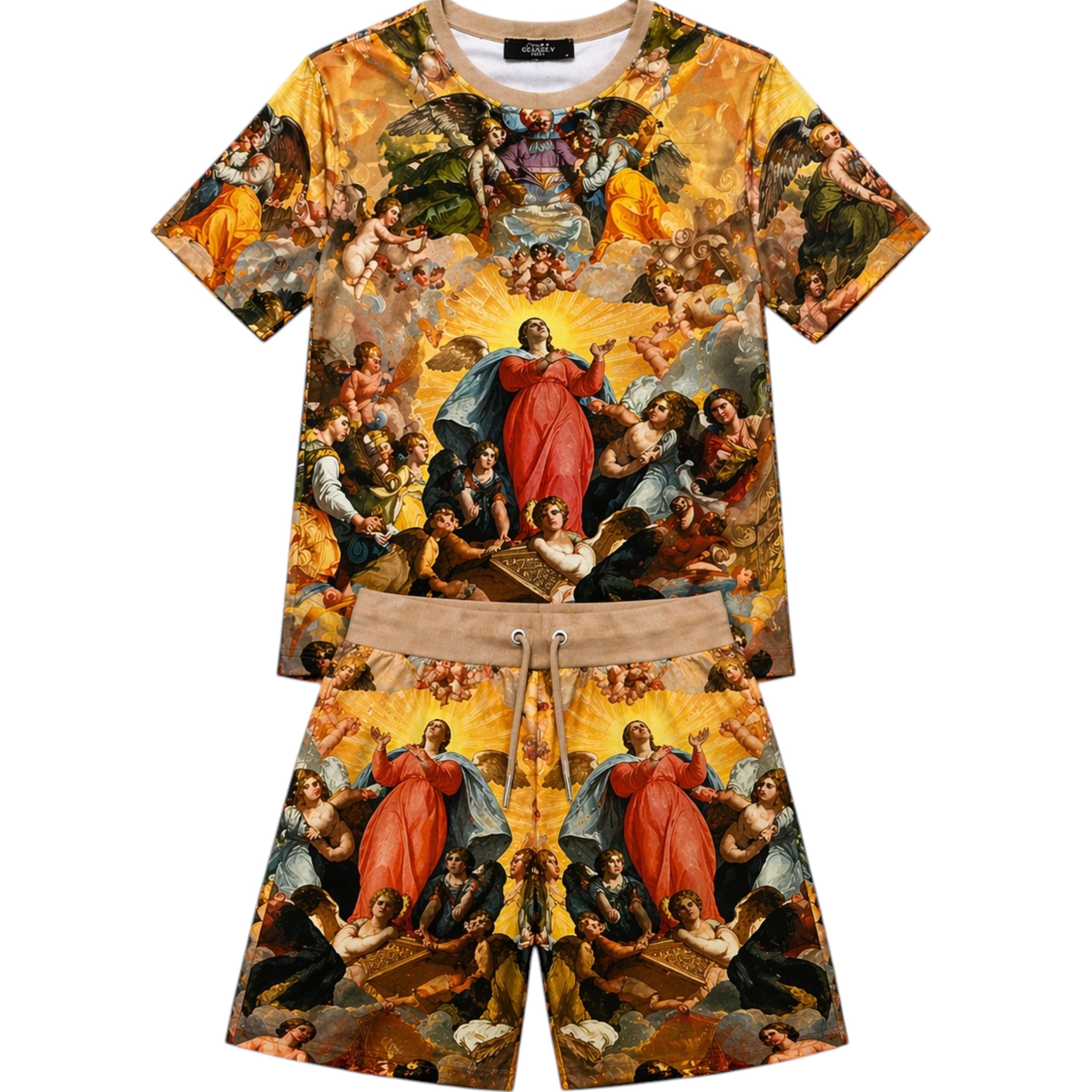 Men's High Praise Premium All Over Print With Rhinestones Tee