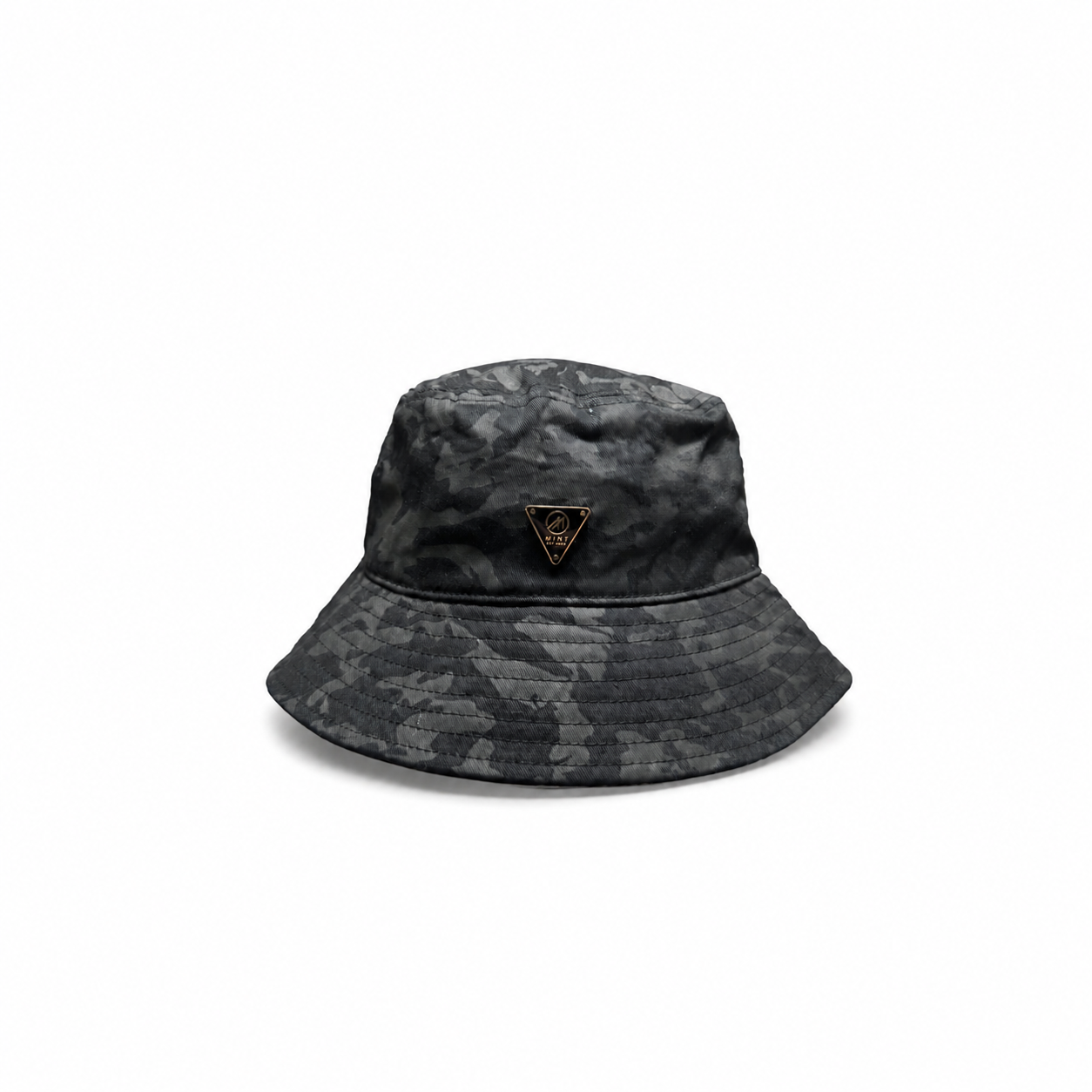 Camo Bucket Hat In Gray