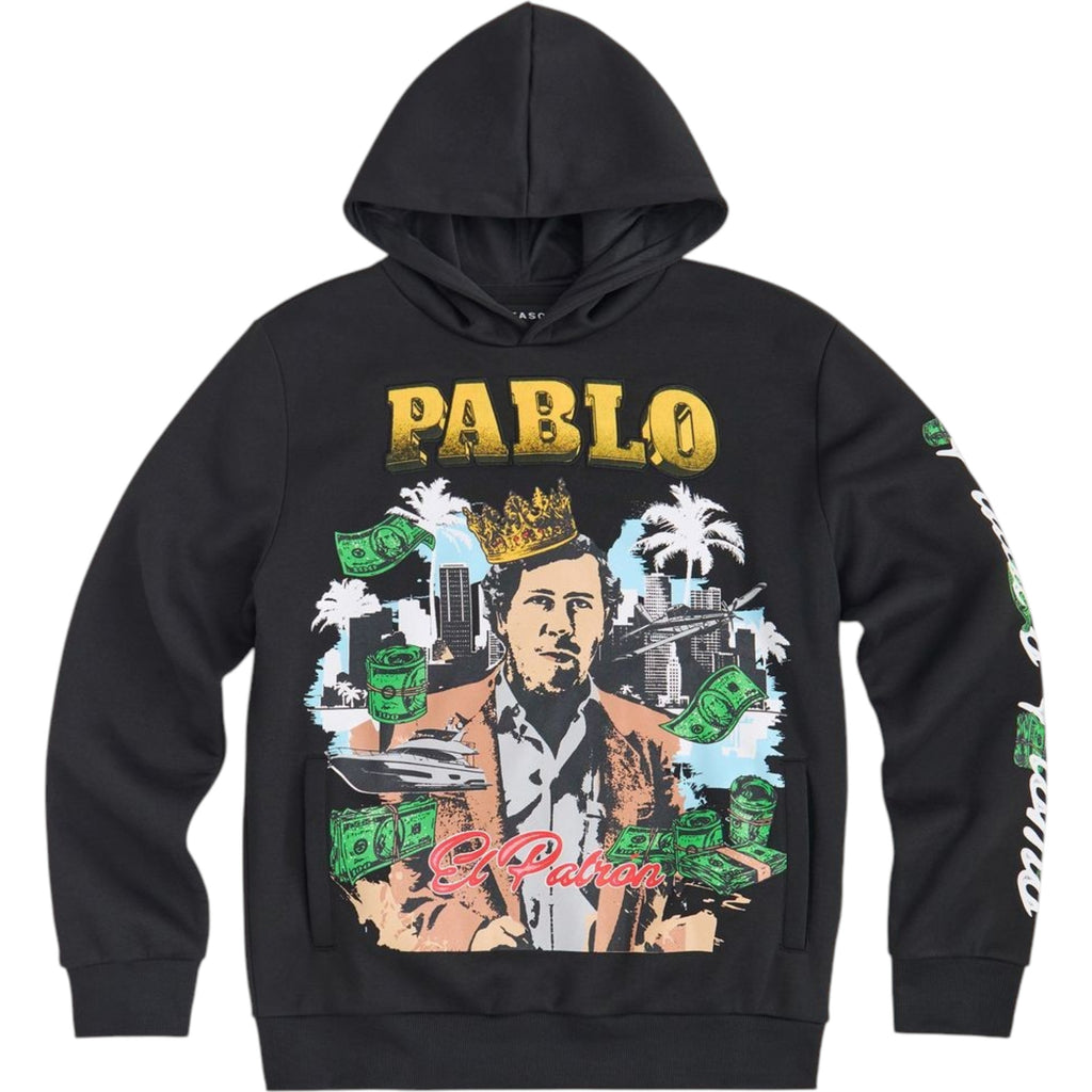Men's Pablo Fleece Hoodie In Black
