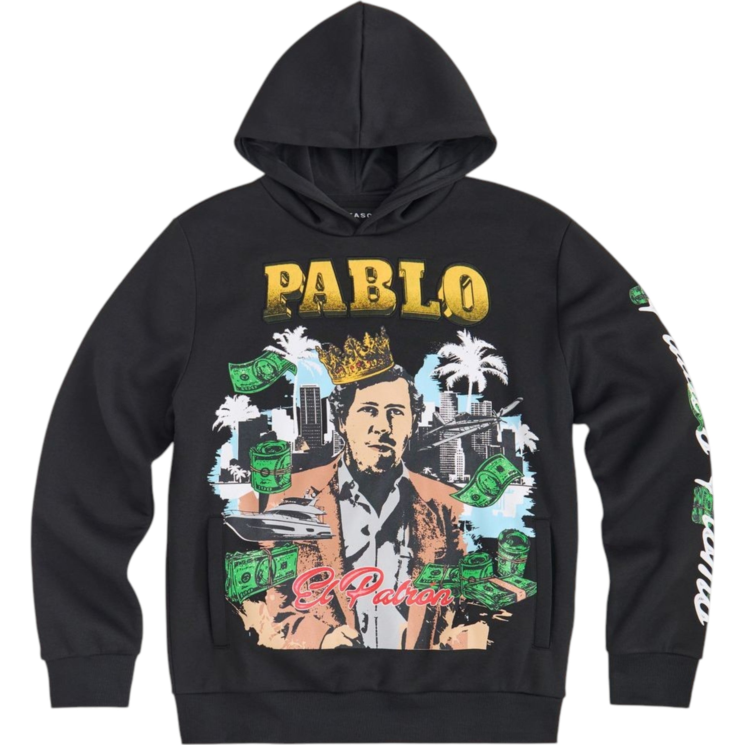 Men's Pablo Fleece Hoodie In Black