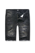 Men's Twill Denim Shorts Belmar in Wash Black