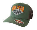 Trucker Hat Hell Road in Green