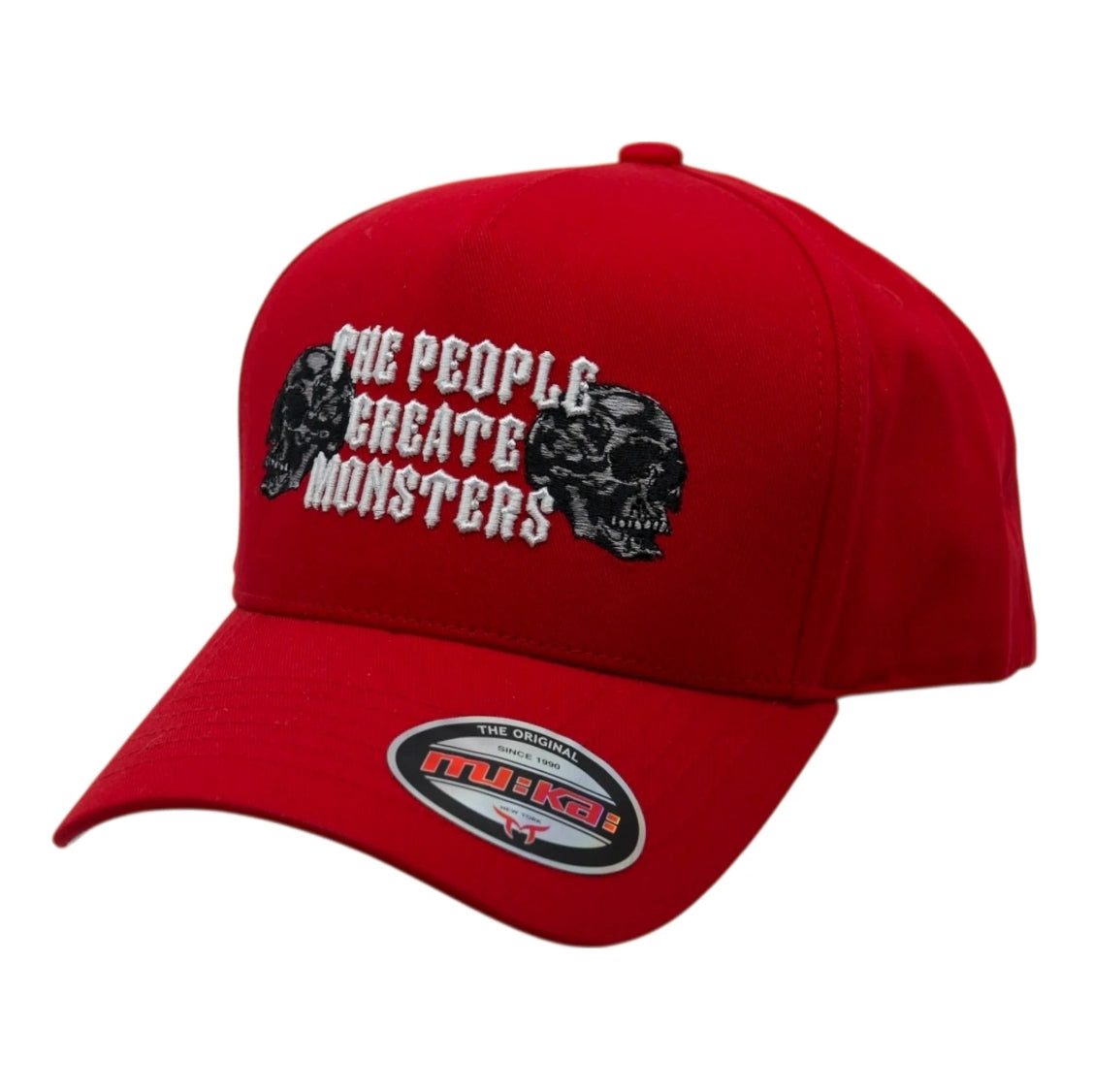 Snapback Hat Create Monster in Red