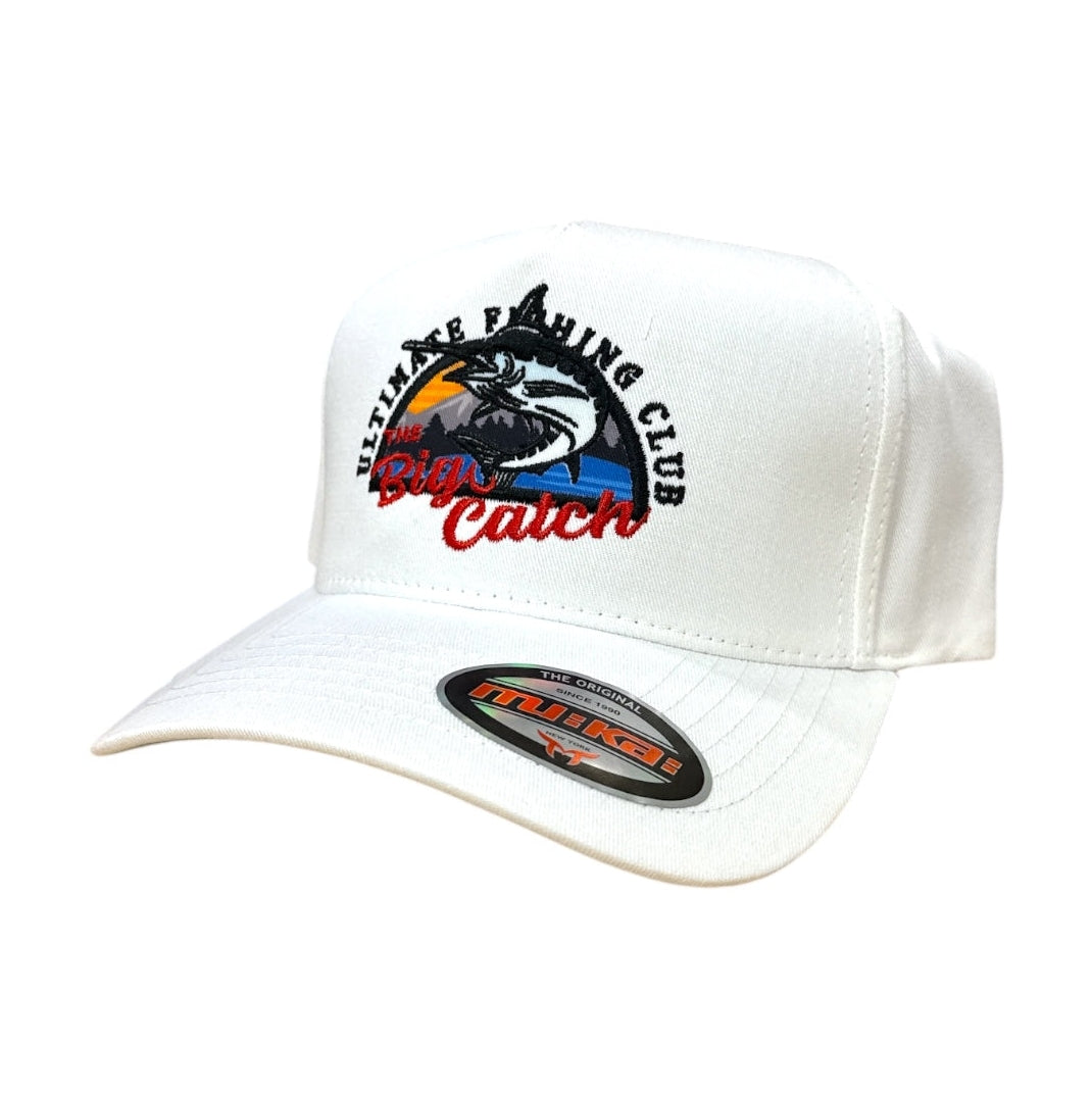 Snapback Hat the Big Catch in White