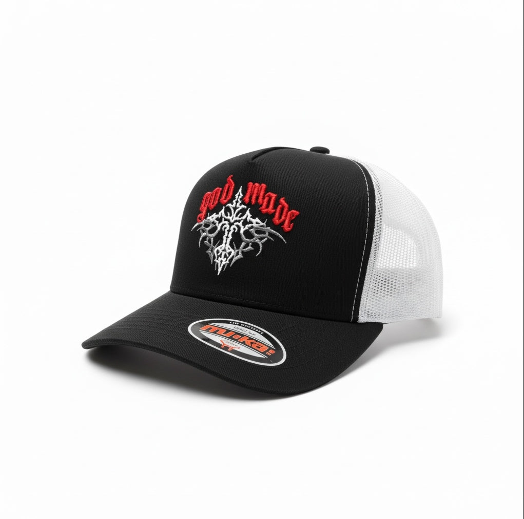 Trucker Hat Keep God Made in Black