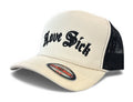 Trucker Hat Love Sick in Ivory/Black