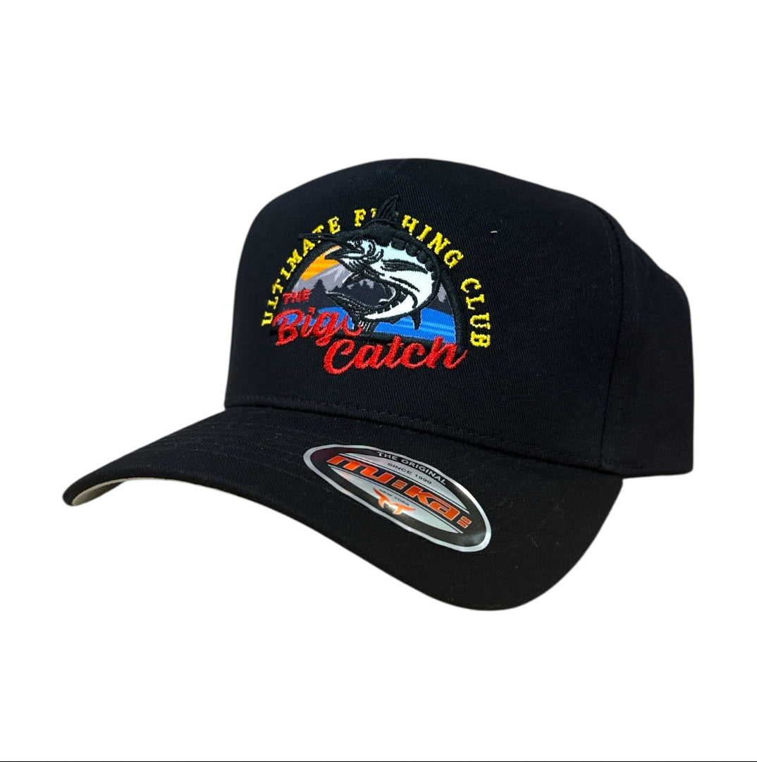 Trucker Hat the Big Catch in Black