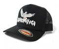 Trucker Hat Growing Dove in Black