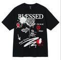 Men's Blessed Rose Tee In Black