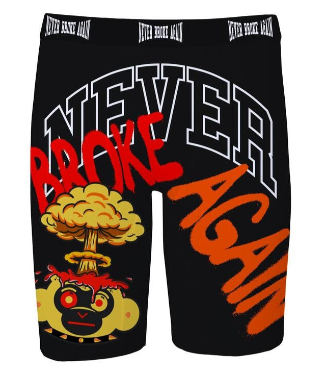 Men's Explosion Boxers in Black