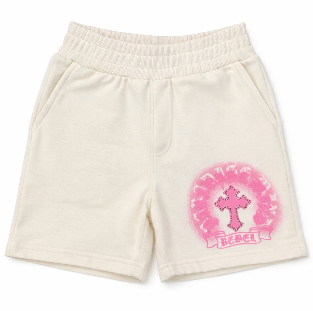 Kids Saint Shorts in Cream