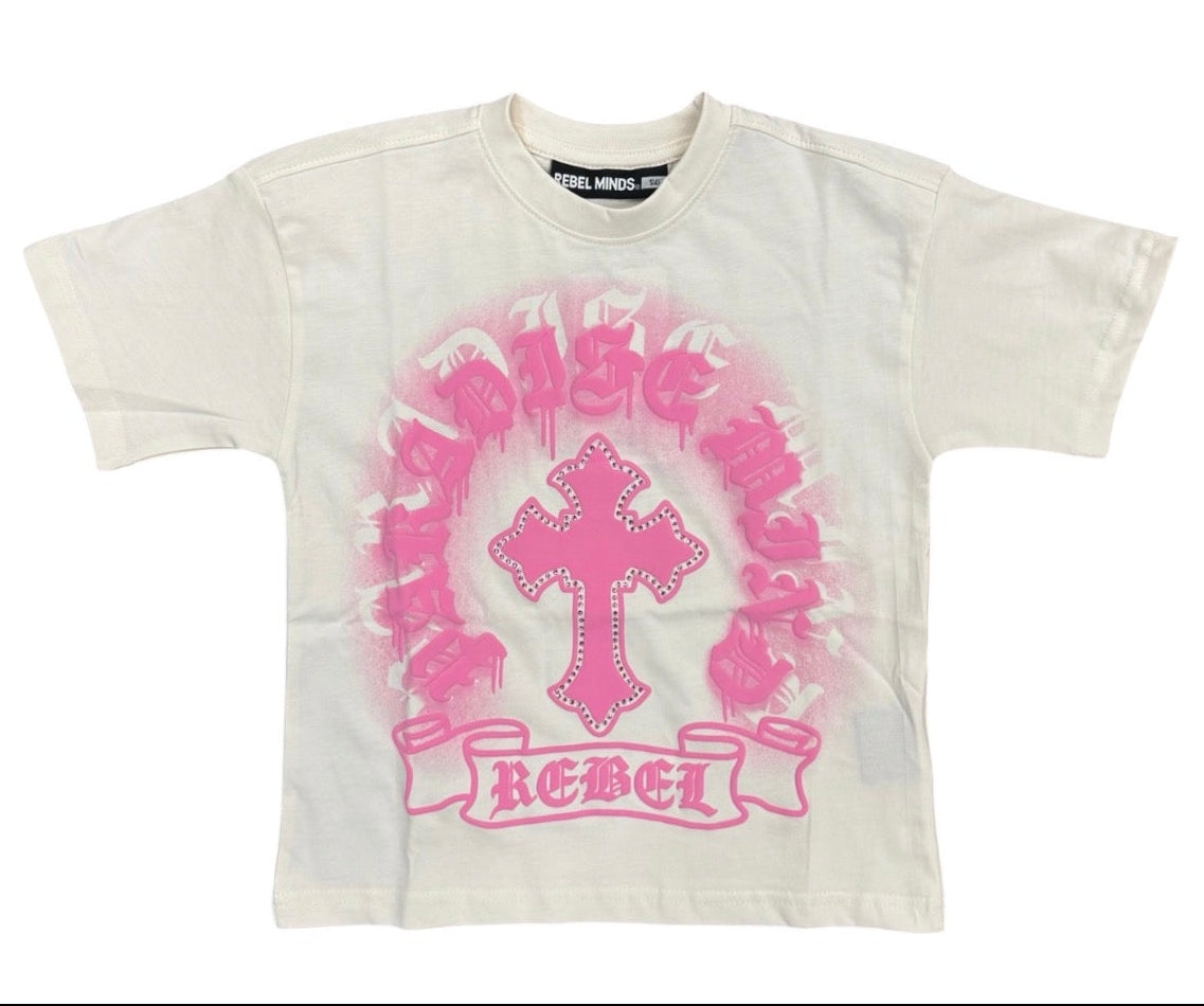 Kids Saint Shirt in Cream