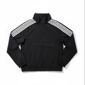 Kids Nylon Stripes Jacket in Black