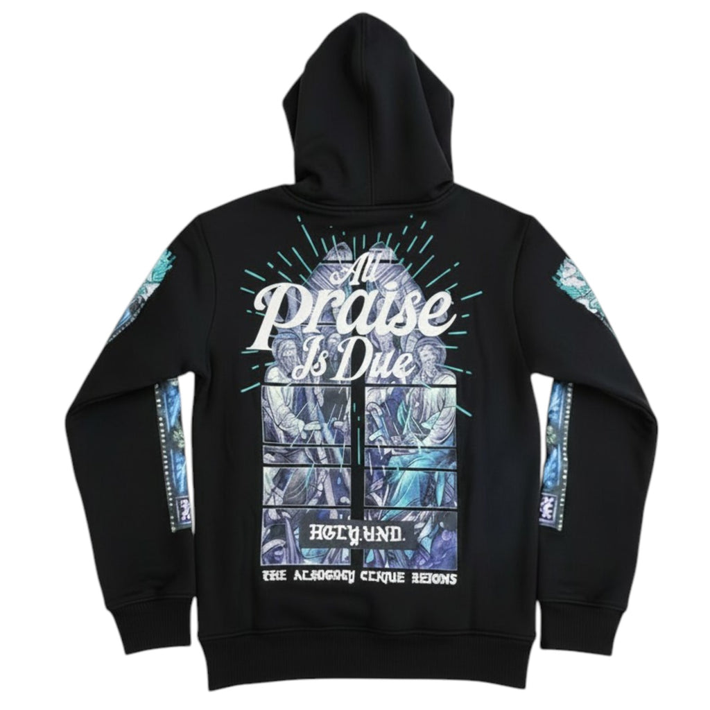 Men's All Praise Is Due Hoodie in Black