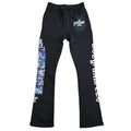 Men's Stacked Sweats All Praise Is Due in Black