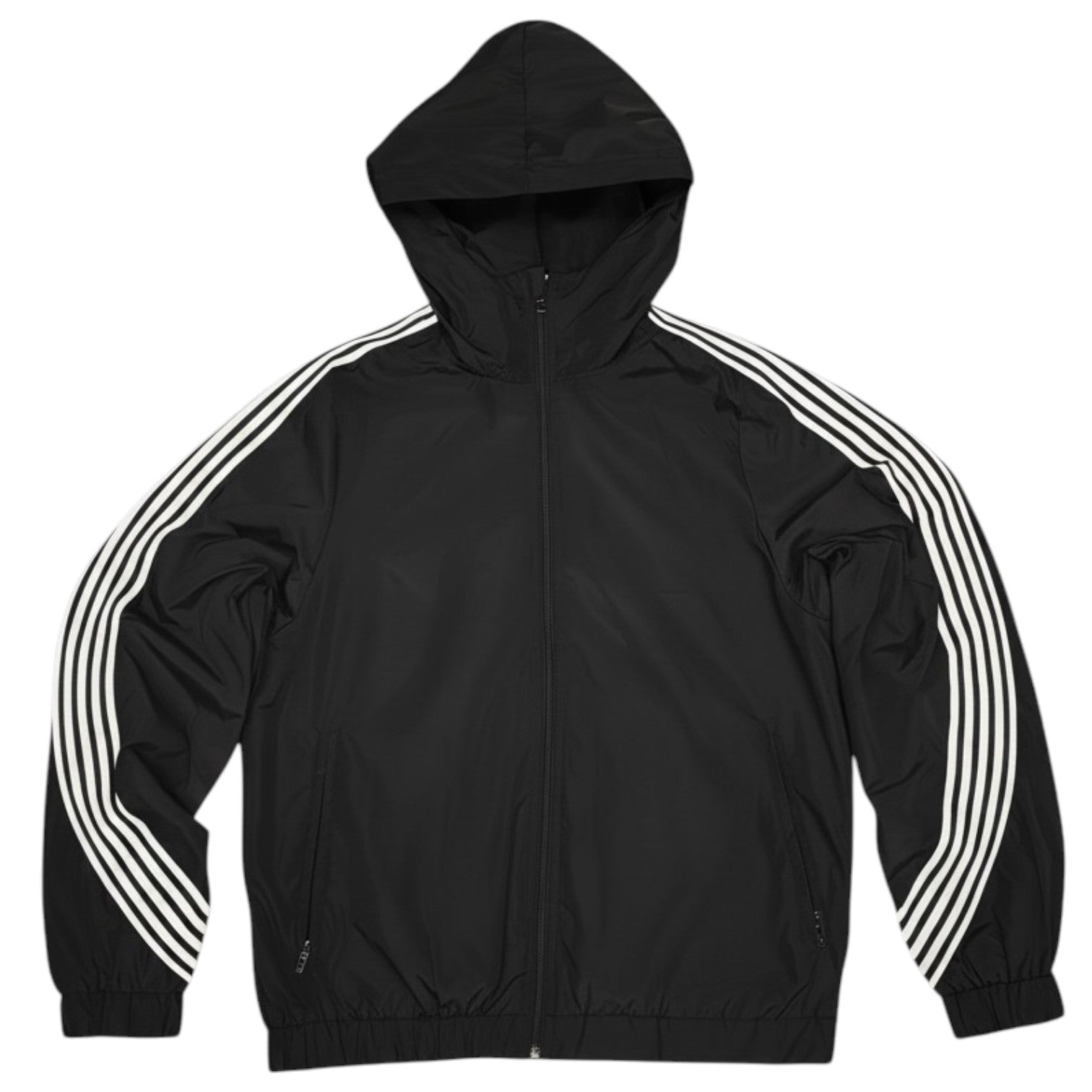 Men's Nylon Stripes Jacket in Black