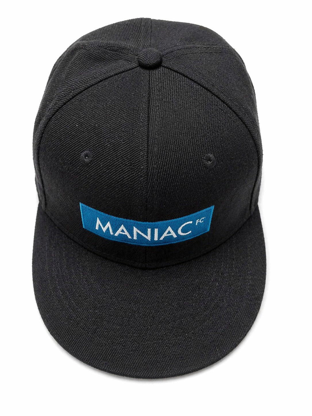 6 Panel Snap Back Hat Maniac Blue Cap